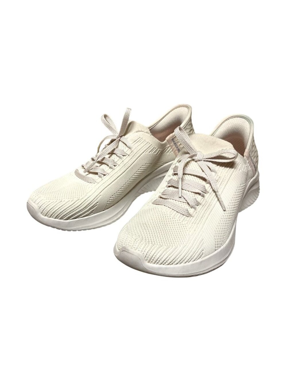 Skechers Slip-ins Ultra Flex 3.0 Brilliant Path Shoes Sz 8 Sneakers Off White